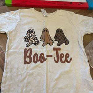 Kids Beige Ghost Tee